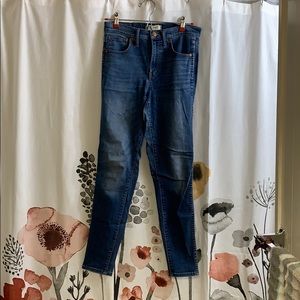 Madewell 10” High Rise Skinny Jeans
